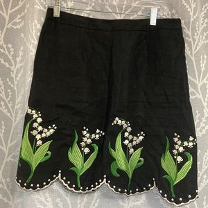 Etcetera Lily Black Skirt size 10